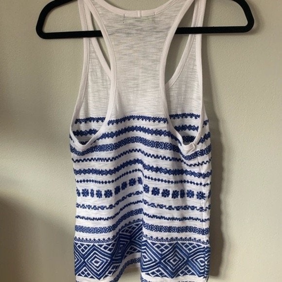 Sam Edelman White & Blue Tank Top - Picture 2 of 7